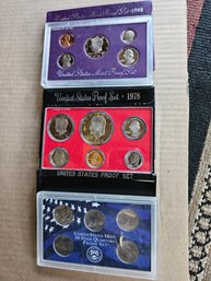 Collectible Coin Lot #2 - (3 Pieces) US Mint Proof Sets