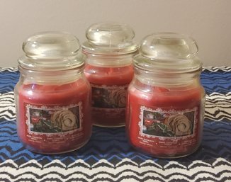 Set Of 3 Starlytes Warm Cinnamon Swirl Candles