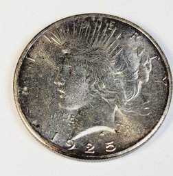 Sweet....uncirculated 1925 Peace Silver Dollar