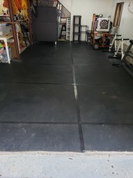 Heavy Duty Gym Flooring - Lot #2 (4 Mats - 96sq Ft)