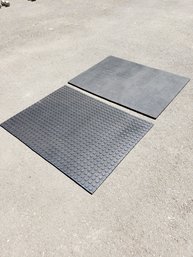 Heavy Duty Gym Flooring - Lot #3 (3 Mats - 36sq Ft)