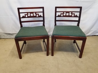 Vintage Mahogany Chairs By Blowing Rock Furniture Co.