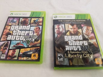 Grand Theft Auto XBOX 360 Games In Cases