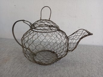 Wired Tea Pot Basket