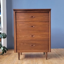 60s Mid Century Dixie 4 Drawer Tall Chest
