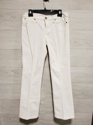 Ladies JOES White Denim With Rhinestone Pocket Accents - Style Provocateur - Size 29