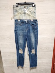 Ladies Denim Jeans - CARMAR & L'Agence - Both Size 26