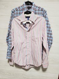 Men's Banana Republic & Paul Frederick Button Down Casual Shirts - Size Medium