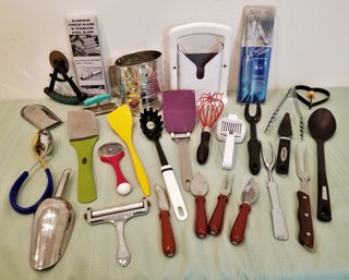 Large Selection Of Multi Sized Kitchen Utensils And Accessories