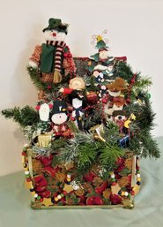 Whimsical Trunk Of Christmas Cheer Home Decor