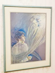 Beautiful Framed Signed Oil On Canvas Painted - Signed By Artist Rosalind K. Tobin