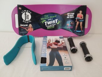 Work Out Lot: Slimmer Belt, Workout Board & Reebok 2lb Hand Weights