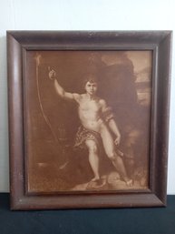 Saint John The Baptist In The Desert Print