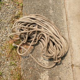 128 Feet Long X 1/2' Diameter Rope - Strong And In Great Shape