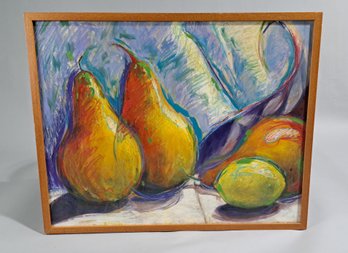 Pears Oil On Canvas Wall Art, Unsigned