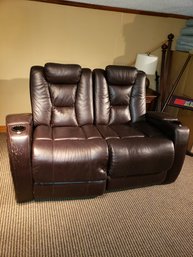 2 Electric Recliners In Loveseat Configuration