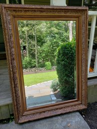 Large Mirror With Decorative Composite Frame