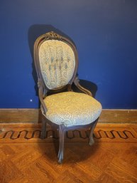 Antique Chair From The 1800's. Paisley Pattern In Good Shape. - - - - - - - - - - - - - - - - - - - Loc:LR