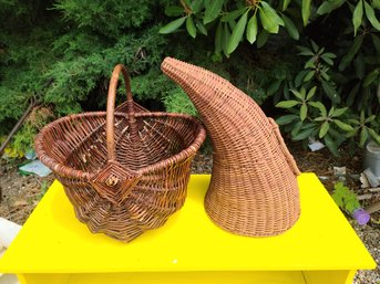 Pair Of Vintage Baskets