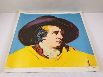 Andy Warhol Goethe Poster 1990 Pop Art 1982 Germany