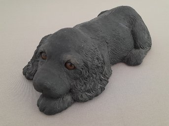 Sandicast Hand Painted Dog Sculpture #3