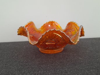 Fenton Marigold Carnival Glass Fluted Edge #4