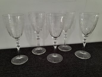 Water Goblets Set Of 5