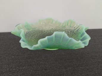 Many Loops Green Opalescent By JEFFERSON GLASS #10