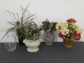 Faux Flower Vases