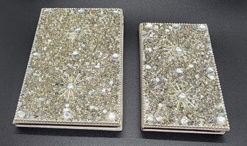 Lot Of 2 Bedazzled Diary Notebooks