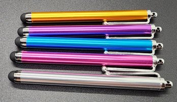 5 Different Color Stylus Pens For Touch Screens