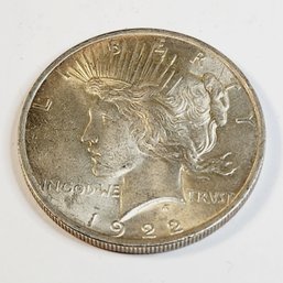 1922 Peace Silver Dollar (uncy)