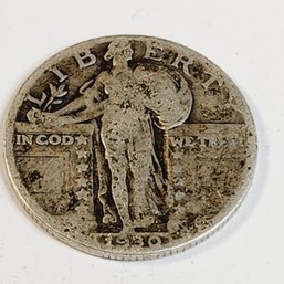 1930 Standing Liberty Silver Quarter