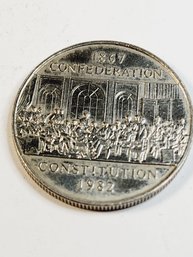 1982 Canadian  Dollar - Anniversary Of Constitution- Queen Elizabeth