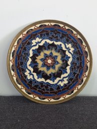 Enameled Decorative Plate