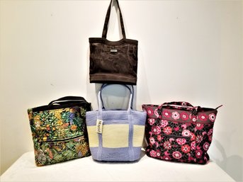 Great Selection Of Women's Straw/canvas Tote Bags: Caspari, Kenneth Cole, Magrid And More!