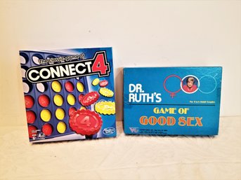 Connect Four And Dr. Ruth's Game Of Sex Board Games