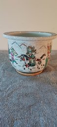 Antique Hand Painted Chinese Pot