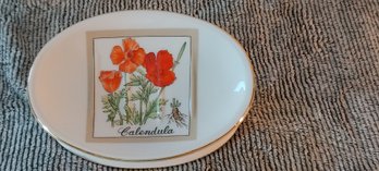 Calendula Ceramic Soap Dish