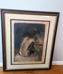 Artist's Proof Lithograph Titled Nude Woman In Gold By Roy Fairchild