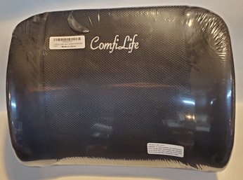 ComfiLife Lumbar Support Back Pillow Office Chair And Car Seat Cushion - Memory Foam With Adjustable Strap