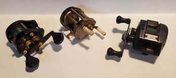 3 Vintage Fishing Reels ~ Browning Lew Childre ~ Ocean City