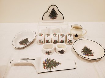 Cuthbertson England & Radford Christmas Tree Diningware Assortment (lot 13)