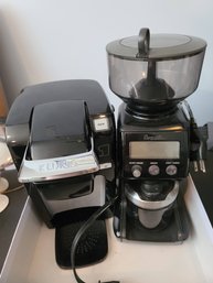 Breville Espresso Machine With Grinder And Keurig One Cup Coffee Maker