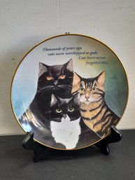 Cattitude Lilmited Edition Decorative Plate