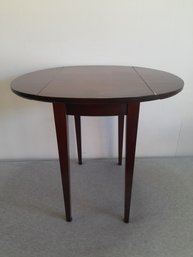 Round Drop Leaf  Side Table