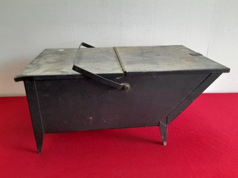 Vintage Coal Bucket With Lid