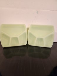 2 New Never Used Microwave Containers W/lids