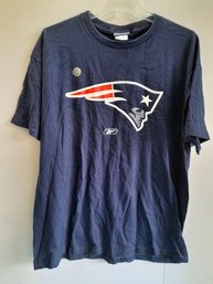 Patriots Blue Short Sleeve Size XL