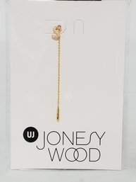 New Jonesy Wood Meyer Initial S Earring - Gold Tone With Crystals